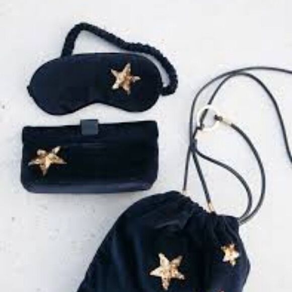 India Hicks Mini Merry Bag/Clutch - Navy - New - Picture 4 of 4